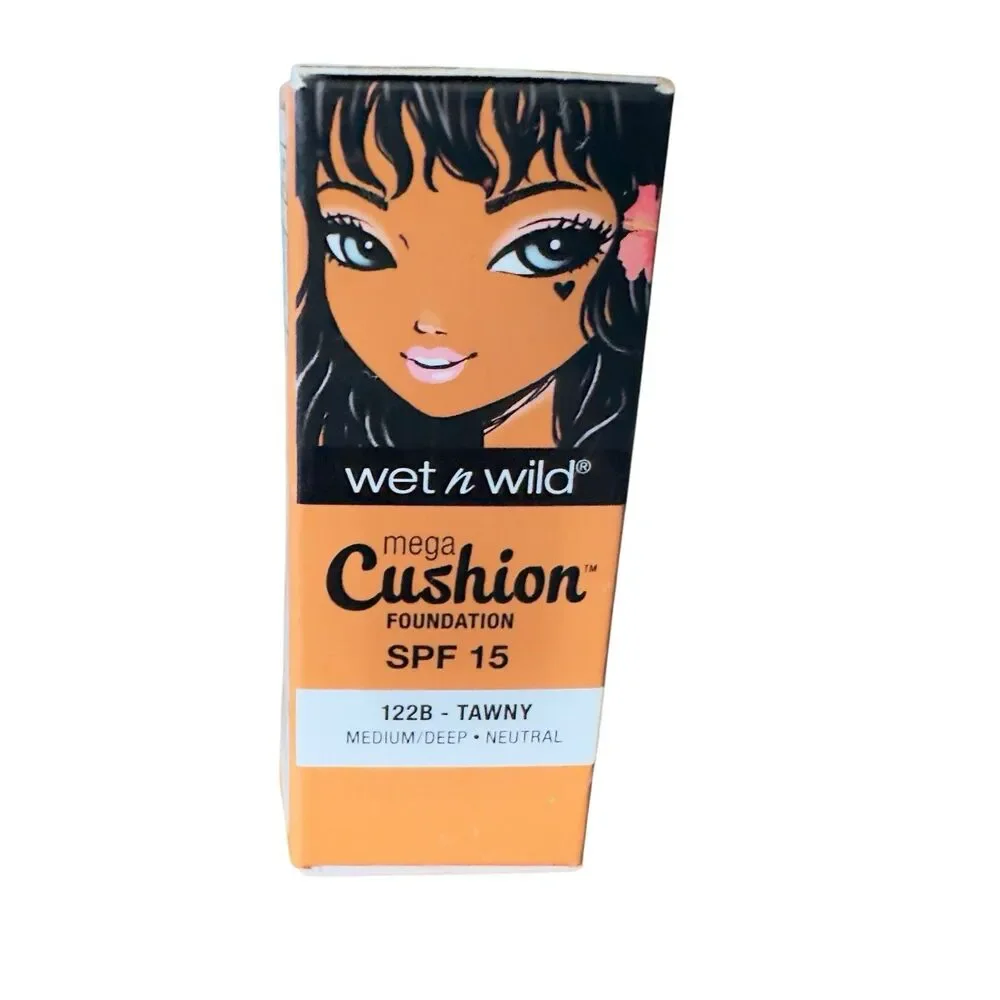 Wet N Wild Mega Cushion Foundation 122B Tawny Medium Deep Neutral Luminous SPF 1